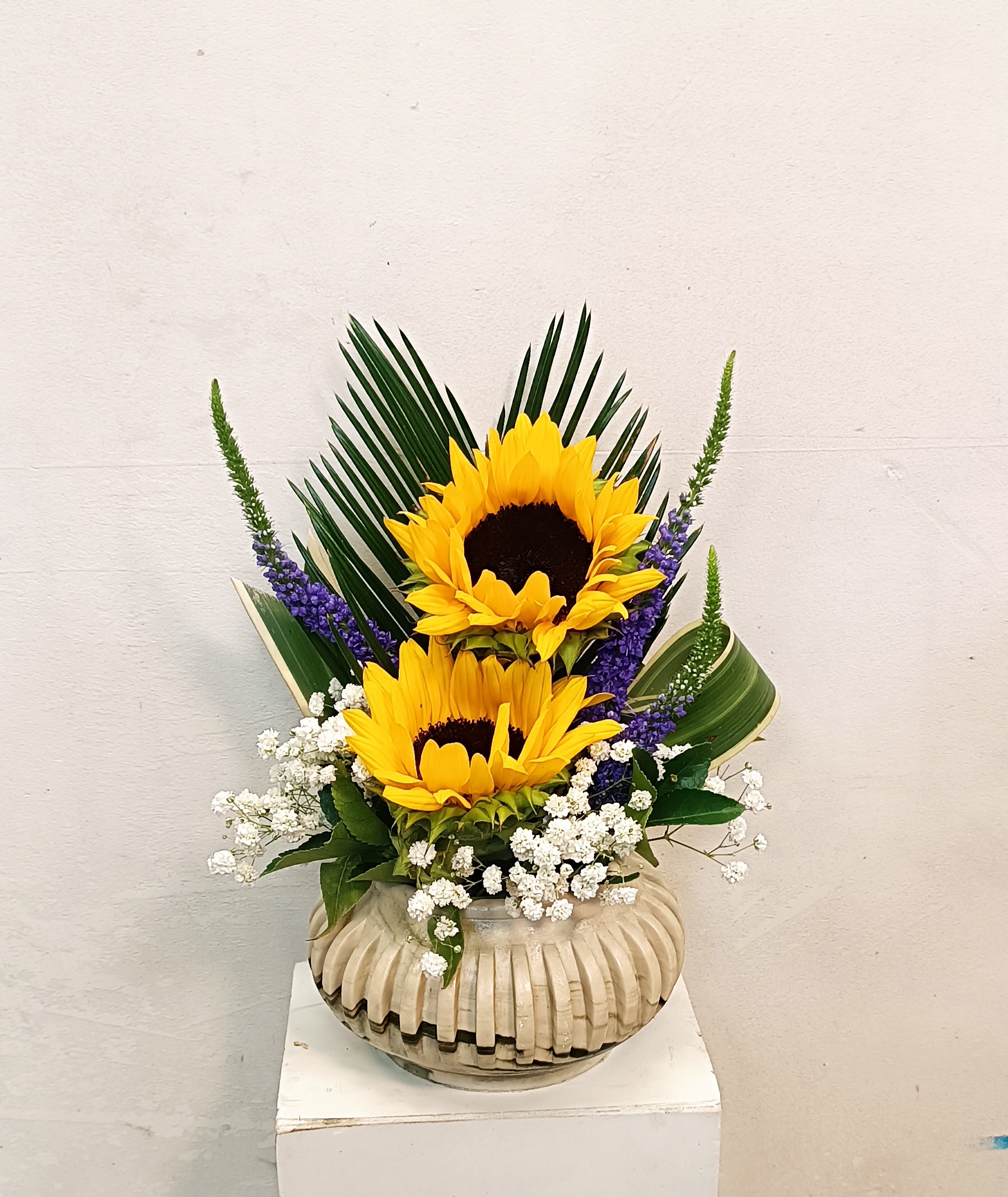 مینی باکس سفالی گل آفتابگردان (کد۲۰۰۳)