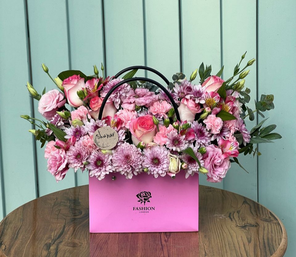 فلاور بگ  صورتی (کد ۴۰۰۰)