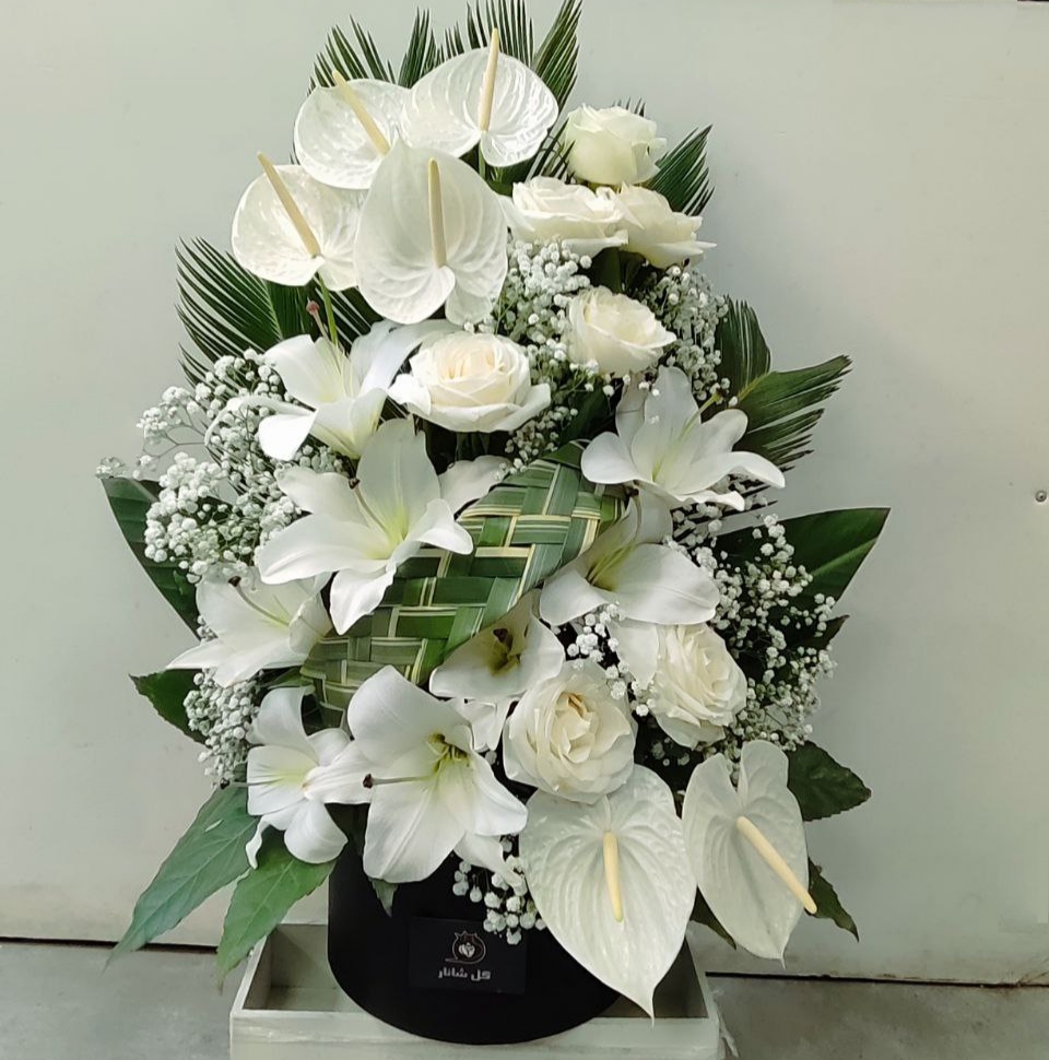 باکس گل ترحیم و تسلیت (کد۶۰۰۱)