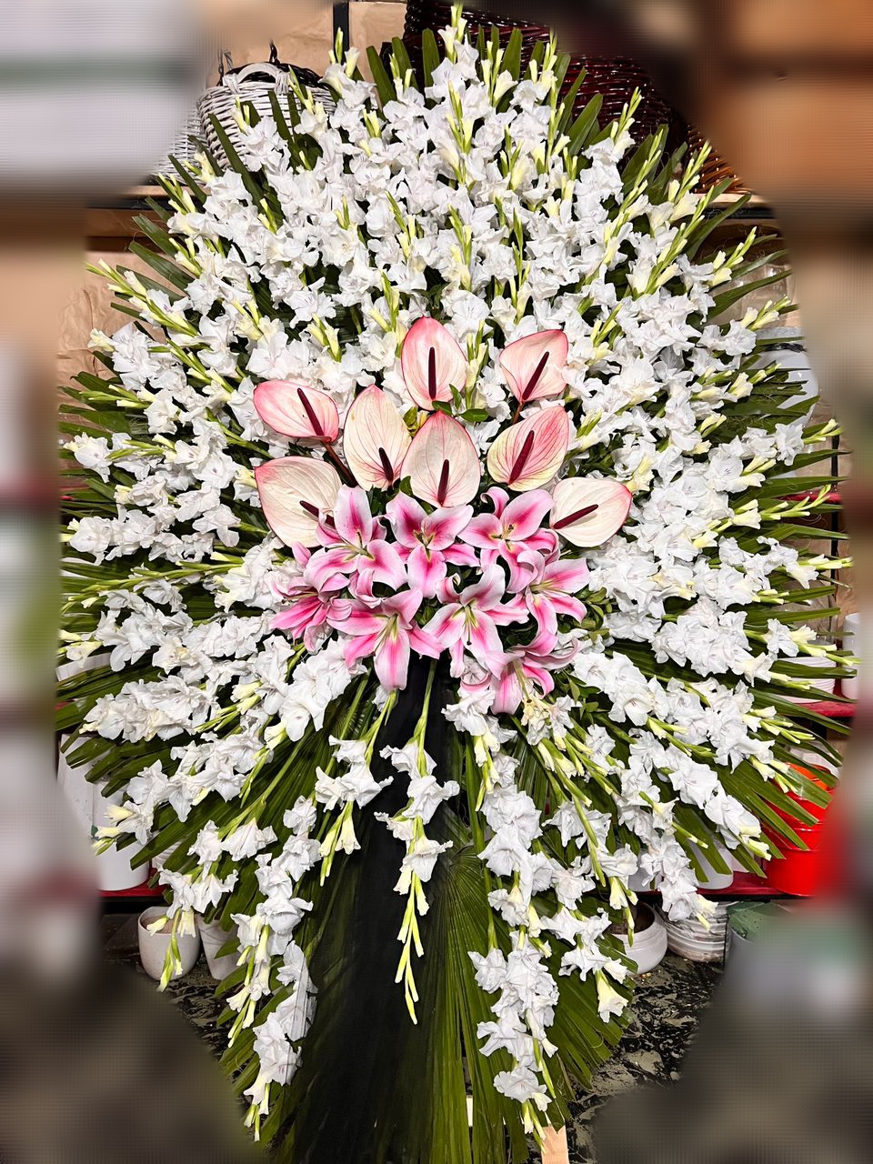 پایه گل ترحیم و تسلیت ۱طبقه (کدp7003)