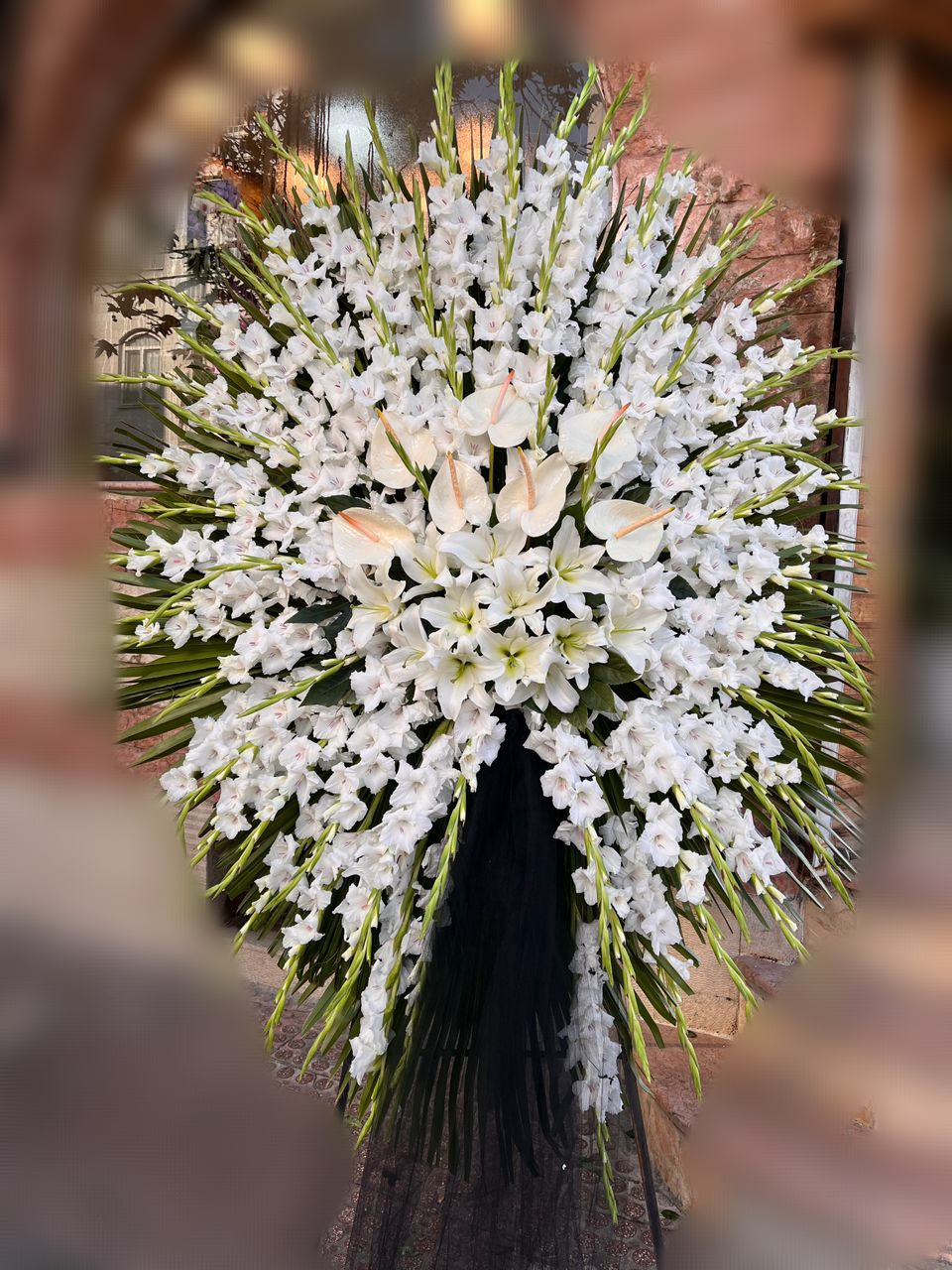 پایه گل ترحیم و تسلیت 1طبقه (کد p7004)