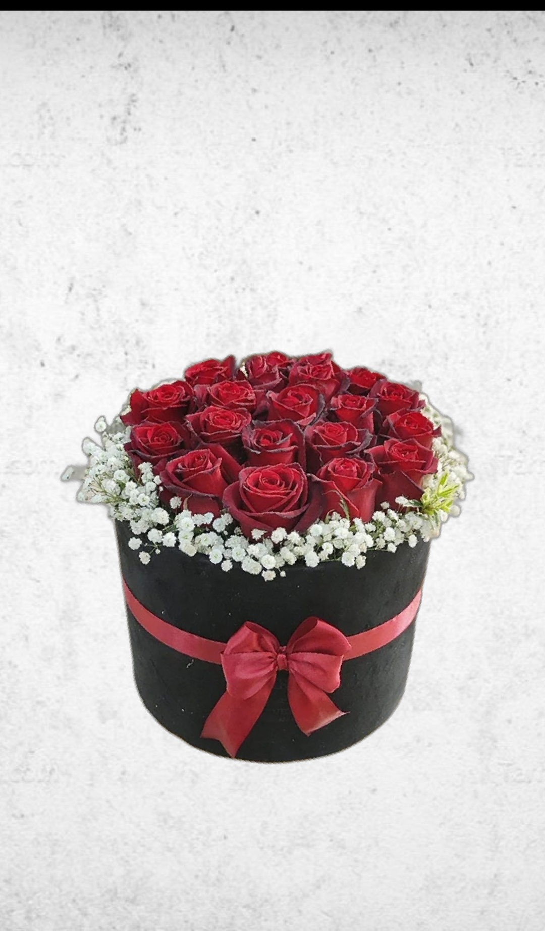 باکس گل طبیعی ۲۰شاخه رز هلندی (b3002)